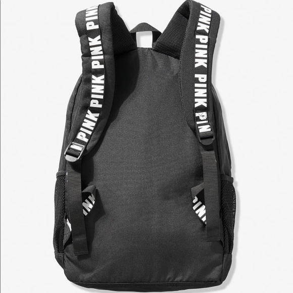 Pink Black Campus Back Pack - Picture 2 of 8